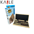 Jogo de tabuleiro de madeira Magnetic Fold Chess Set